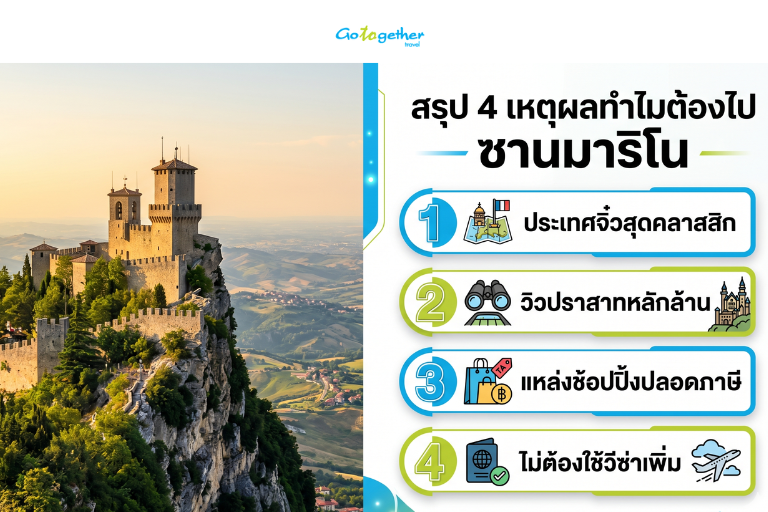 ซานมาริโน (San Marino) เมืองจิ๋วบนยอดเขาที่ไม่ควรพลาด 2 ซานมาริโน (San Marino) ทำไมถึงพิเศษกว่าที่อื่น