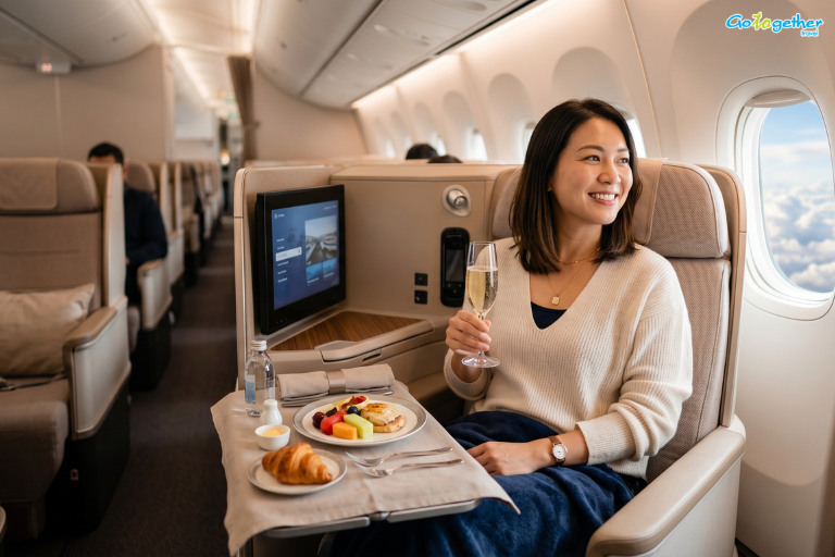 มารู้จักกับที่นั่งบนเครื่องบิน เลือกแบบไหนให้ตอบโจทย์ที่สุด 3 ชั้นธุรกิจ (Business Class)