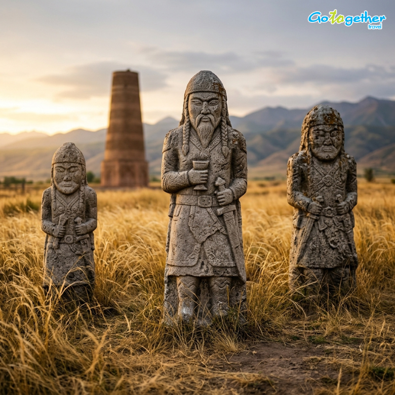 Burana Tower หอคอยโบราณแห่ง Kyrgyzstan ที่คุณต้องไปสัมผัส 3 สถาปัตยกรรมและรูปปั้นหิน Balbals ที่ซ่อนเรื่องราวนับพันปี