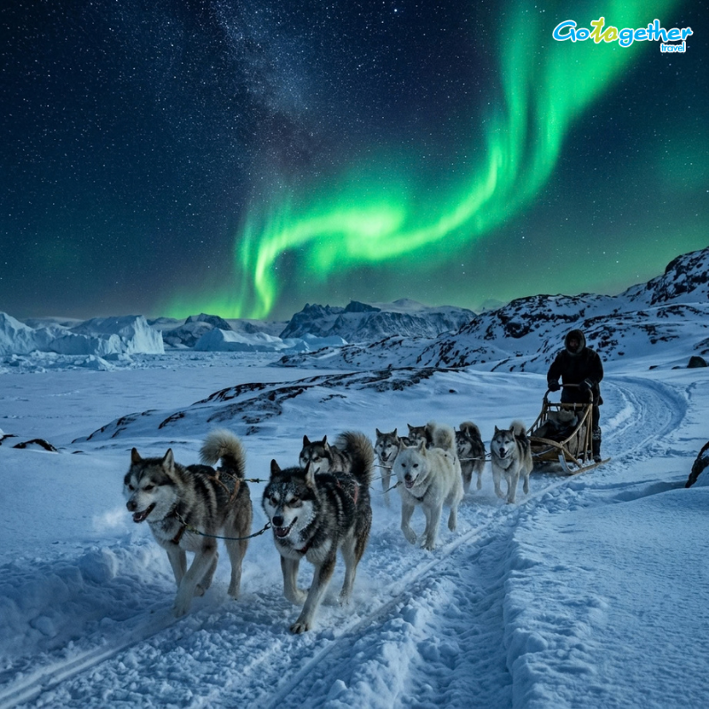 เที่ยวอิลลูลิทแซท Ilulissat สัมผัสธารน้ำแข็งมรดกโลก 2 สัมผัสวัฒนธรรมสุนัขลากเลื่อนดั้งเดิม (Dog Sledding)