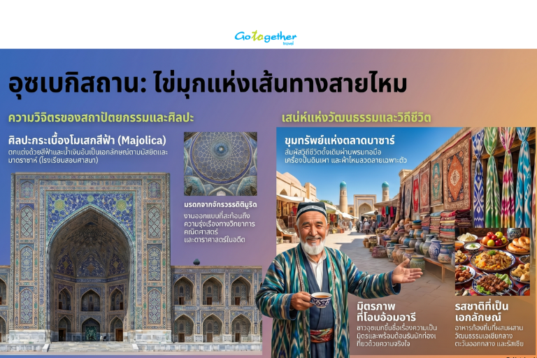 อุซเบกิสถาน นครมรดกโลกแห่งวัฒนธรรม ทำไมต้องไปสักครั้ง? 2 ทำไมอุซเบกิสถานถึงเป็นไข่มุกแห่งเส้นทางสายไหมที่เราอยากแนะนำ?