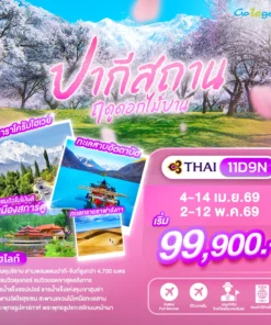 ทัวร์ปากีสถานฤดูแห่งซากุระ 11 วัน ปี 2569