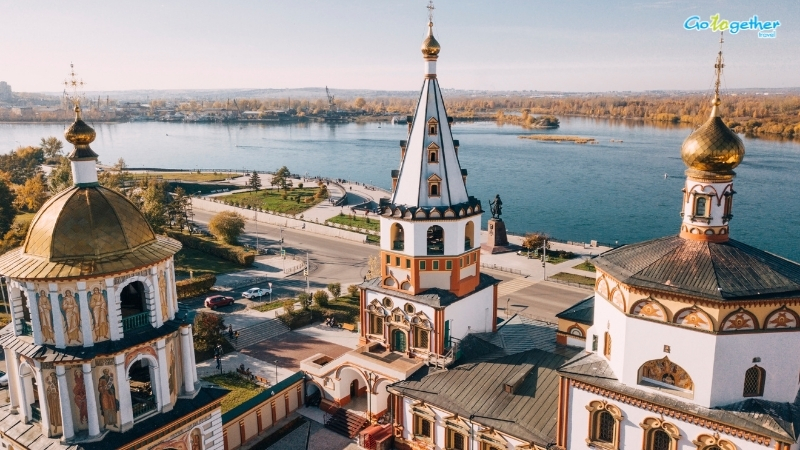 ทะเลสาบไบคาล (Lake Baikal) ทะเลสาบน้ำจืดเก่าแก่ ที่ลึกที่สุดในโลก!!! 19 โบสถ์เก่าแก่ในเมืองอีร์คุตสค์ ใกล้ทะเลสาบไบคาล บรรยากาศริมแม่น้ำลีนา