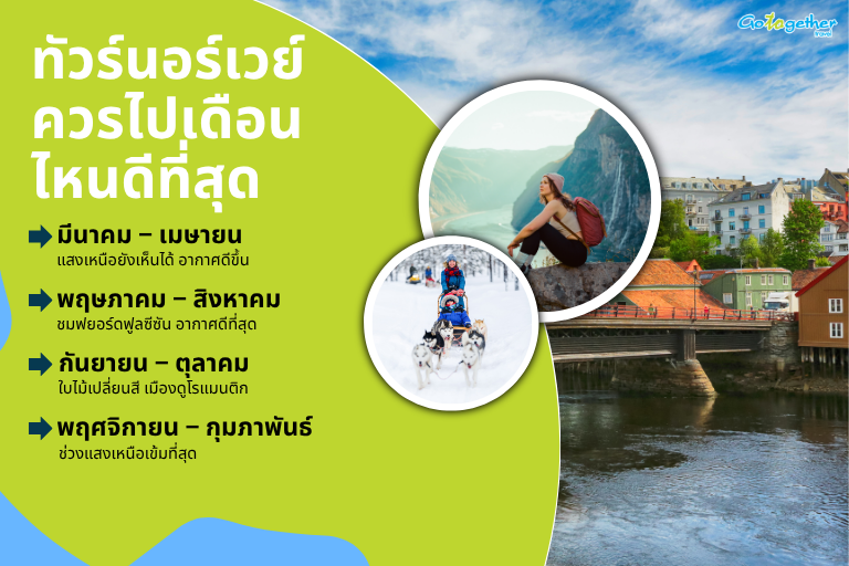 ทัวร์นอร์เวย์ควรไปเดือนไหนดีที่สุด