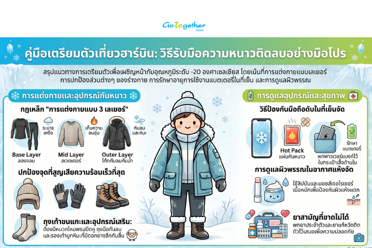 จัดทัวร์ส่วนตัว ฮาร์บิน เผชิญความหนาวติดลบแบบพรีเมียม 4 การเตรียมตัวไปเผชิญความหนาวติดลบที่ฮาร์บินต้องทำอย่างไรบ้าง
