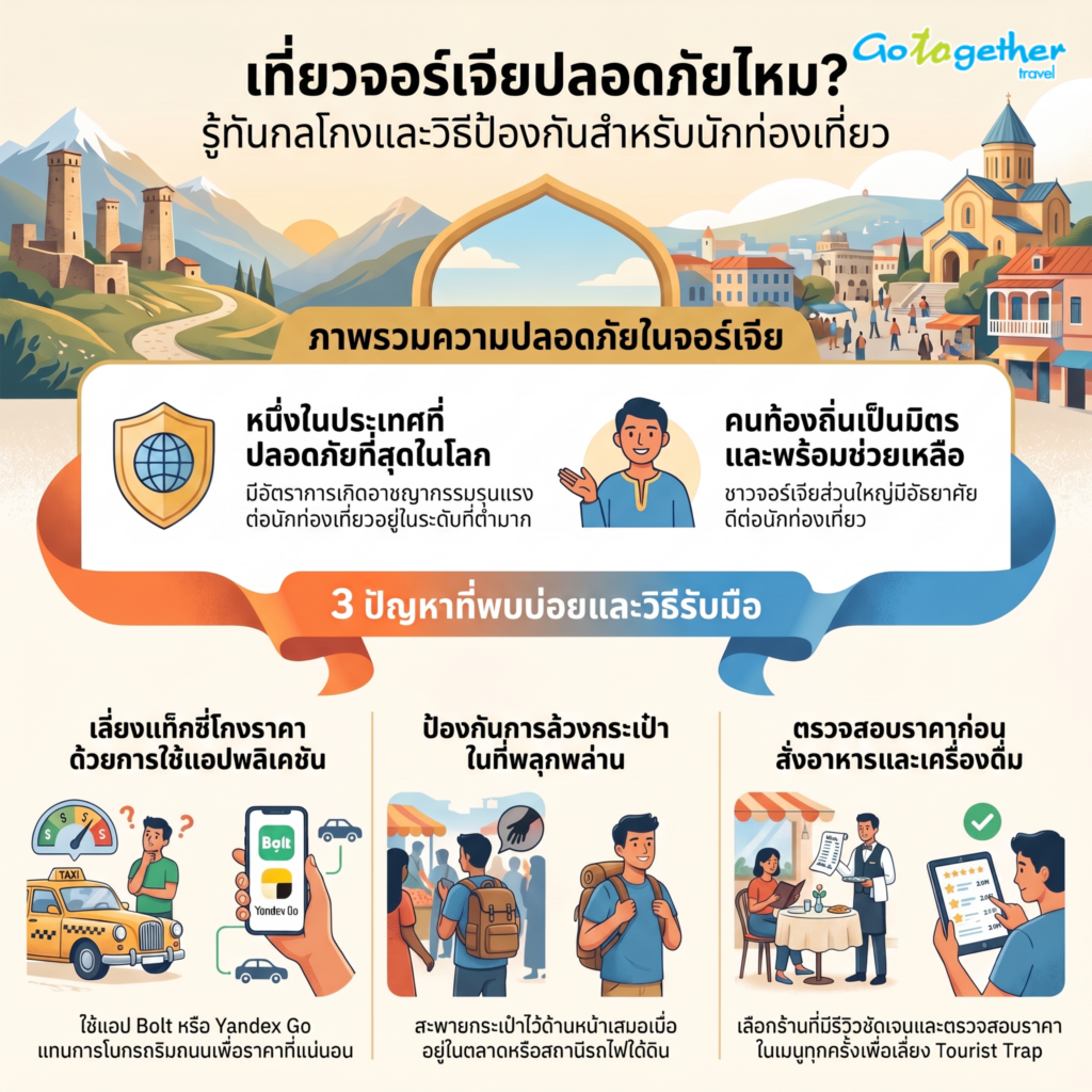 ประเทศจอร์เจียน่ากลัวไหม? เจาะความปลอดภัยก่อนจัดทริปเที่ยว 2 ประเทศจอร์เจียน่ากลัวไหม