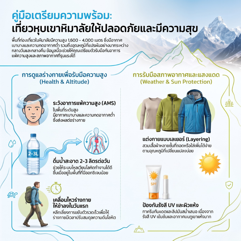 คู่มือเที่ยวแคชเมียร์ เทือกเขาหิมาลัยฉบับเข้าใจง่าย 4 กลยุทธ์การปรับตัวรับมือสภาพอากาศและความสูงในหุบเขาหิมาลัย